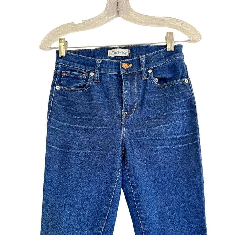 Madewell High Riser Skinny Kingston Wash Womens Jeans Size 26 - Picture 4 of 15